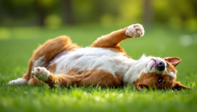 Cane che mostra la pancia: cosa vuol dire davvero questo gesto?