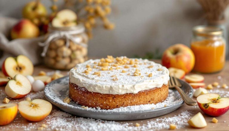 Poche mele, un vasetto di composta e una base: la torta più facile di sempre