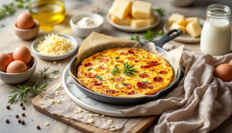 Frittata altissima e spumosa: aggiungi un cucchiaio di latte e guarda la differenza